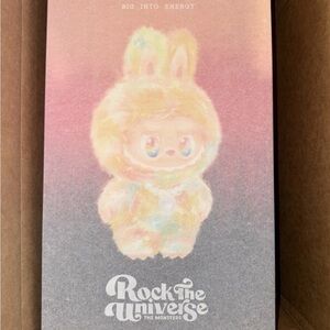 POP MART Labubu The Monsters Big Into Energy Rock The Universe Vinyl Plush Doll